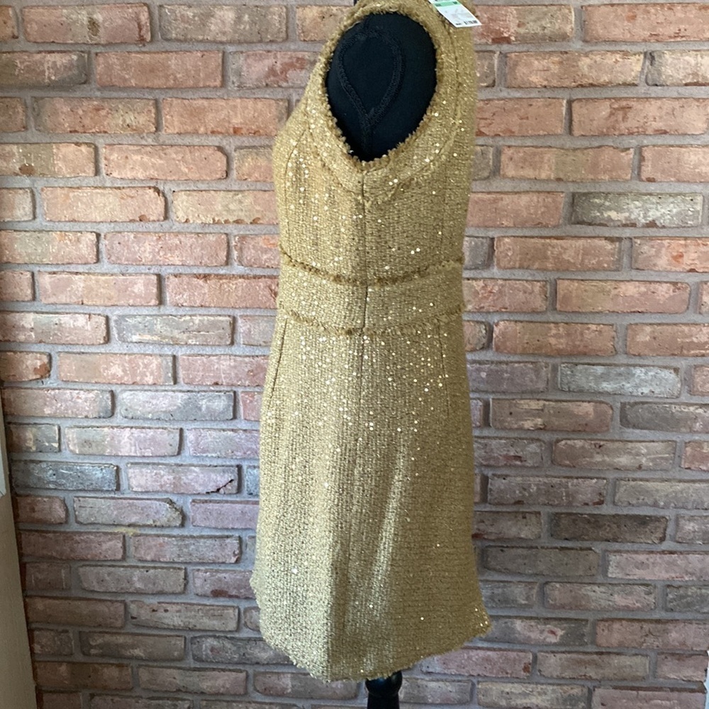 Michael Michael Kors Sequined Camel Hair Dress 8P NWT - Picture 7 of 16